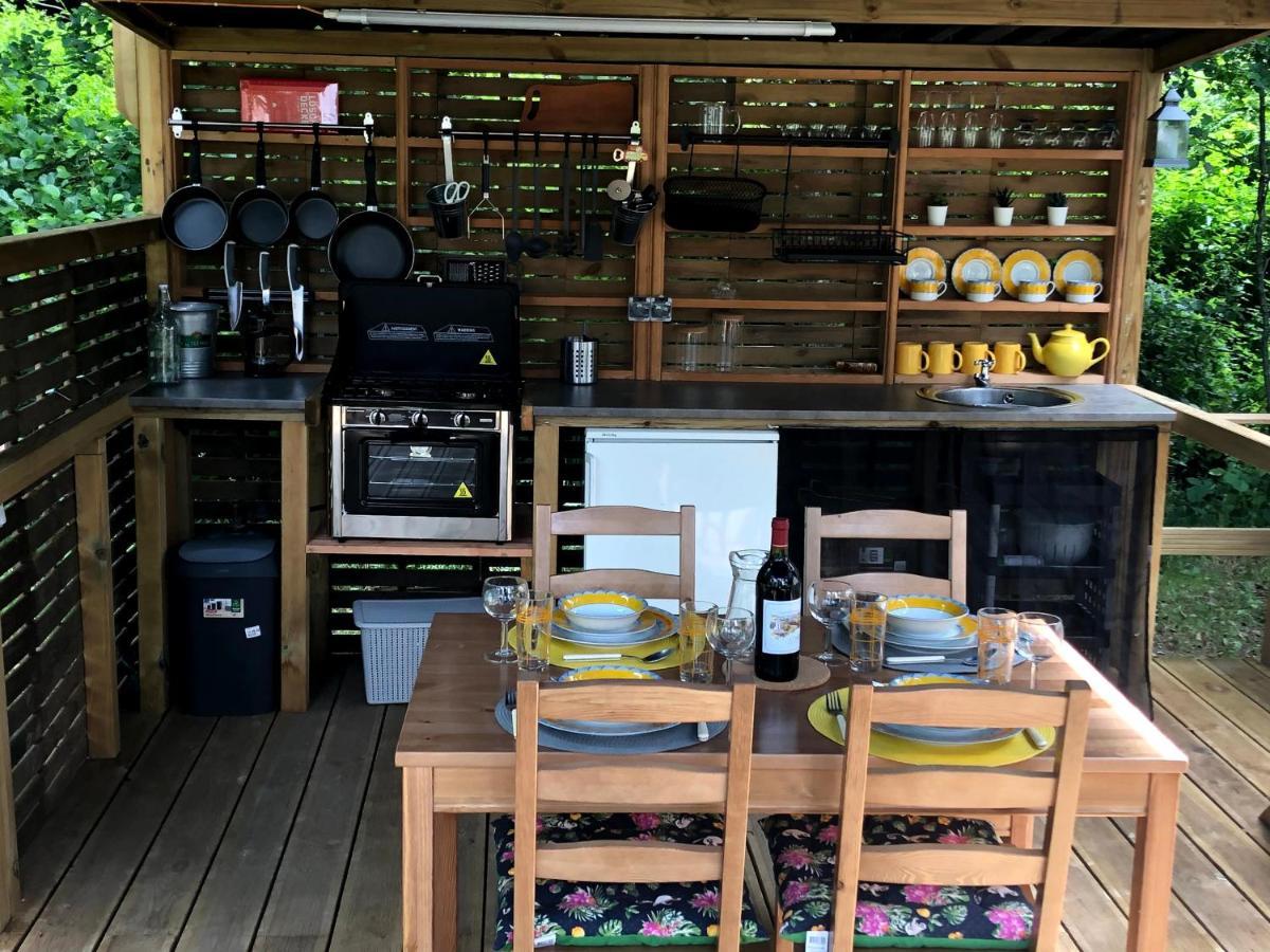 Luxury Glamping @Moulin Des Forges Hotell Moutier-Malcard Exteriör bild