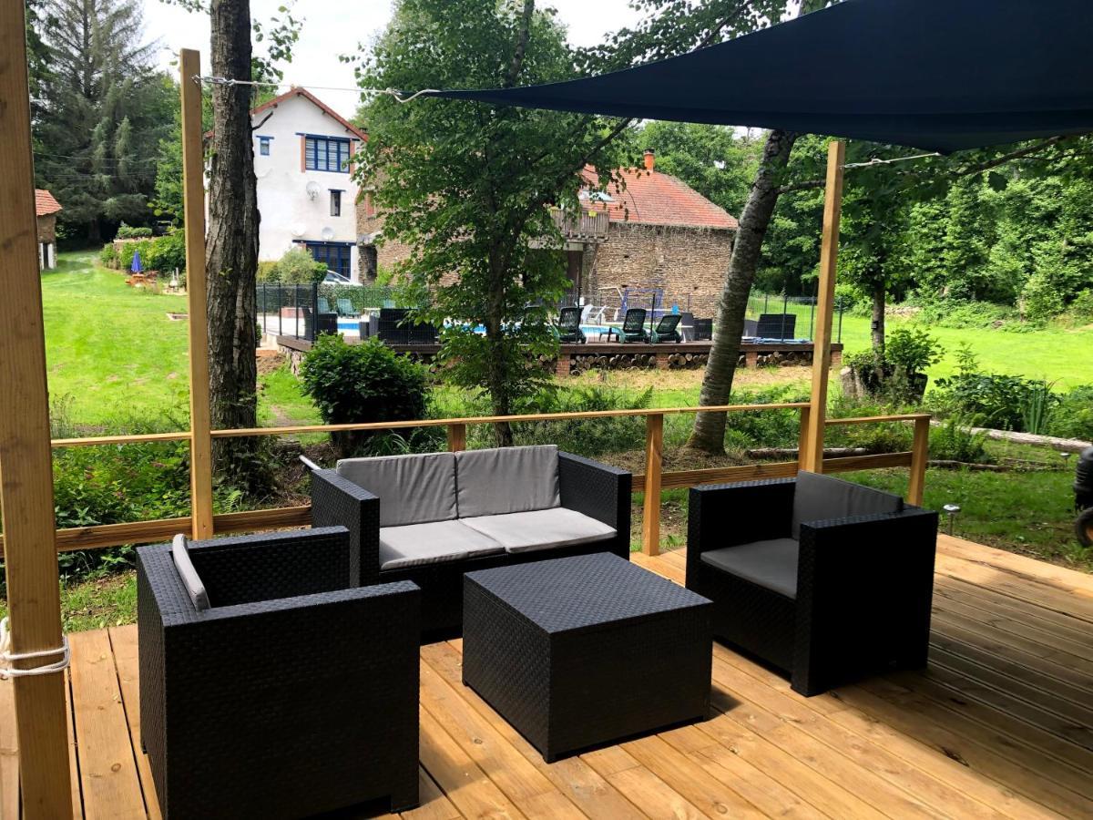 Luxury Glamping @Moulin Des Forges Hotell Moutier-Malcard Exteriör bild