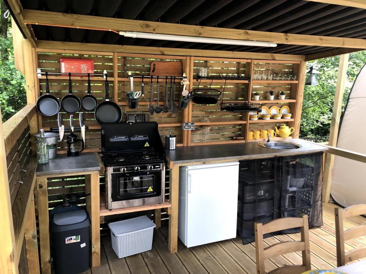 Luxury Glamping @Moulin Des Forges Hotell Moutier-Malcard Exteriör bild